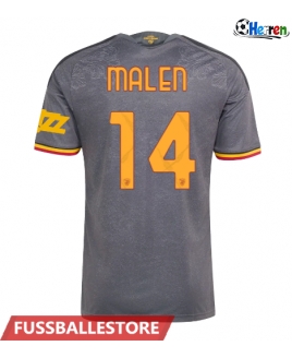Günstige AS Roma Donyell Malen #14 3rd trikot 2026-27 Kurzarm